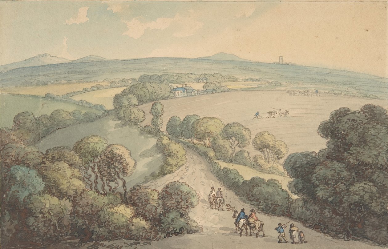 Landskap, 1780-1827. av Thomas Rowlandson