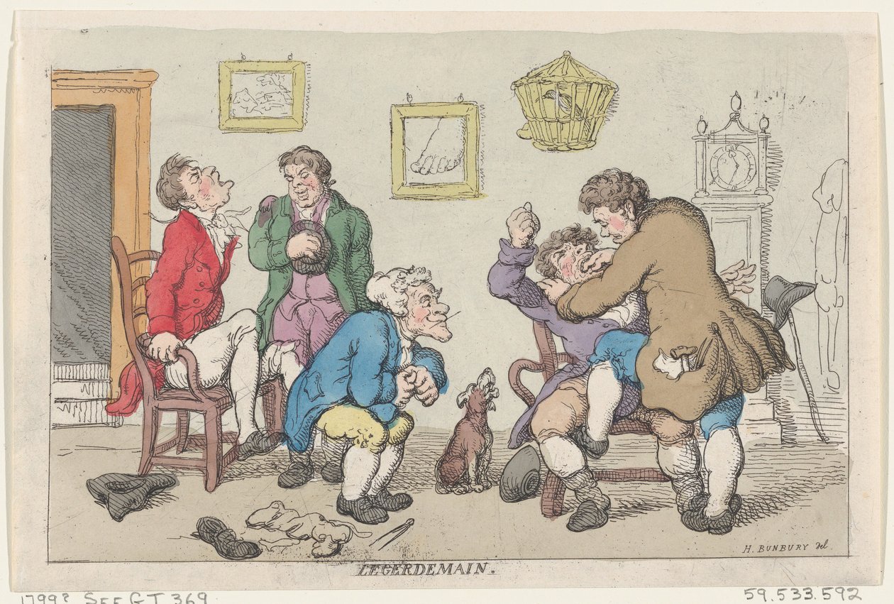 Legerdemain, 1799., 1799. av Thomas Rowlandson