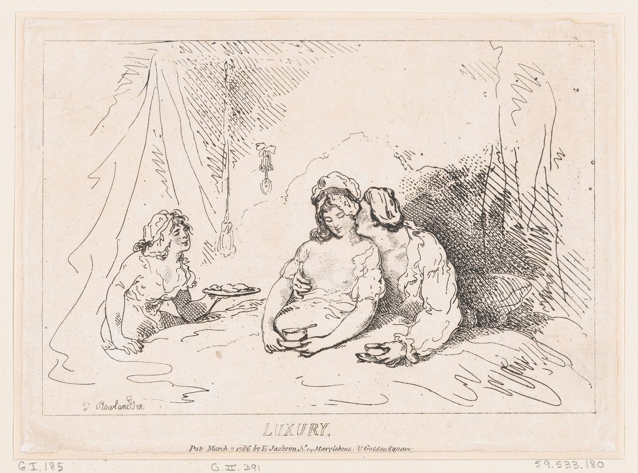Luksus, 7. mars 1786., 7. mars 1786. av Thomas Rowlandson