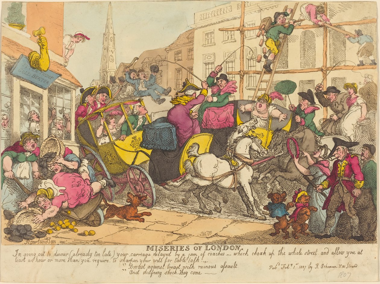Londons elendighet av Thomas Rowlandson
