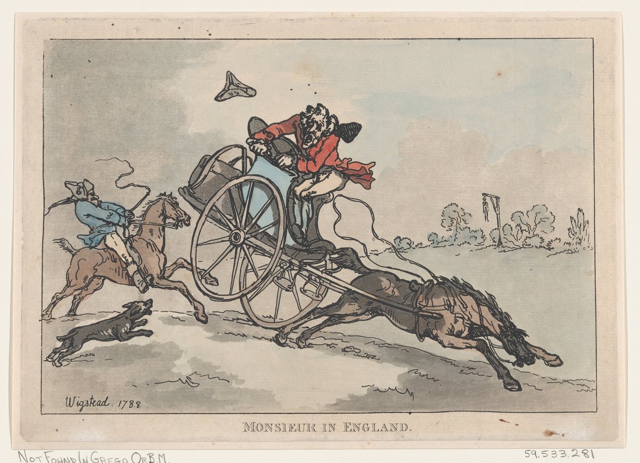Monsieur i England, 1788., 1788. av Thomas Rowlandson
