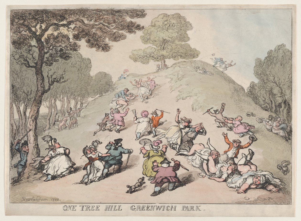 One Tree Hill, Greenwich Park, 1802., 1802. av Thomas Rowlandson