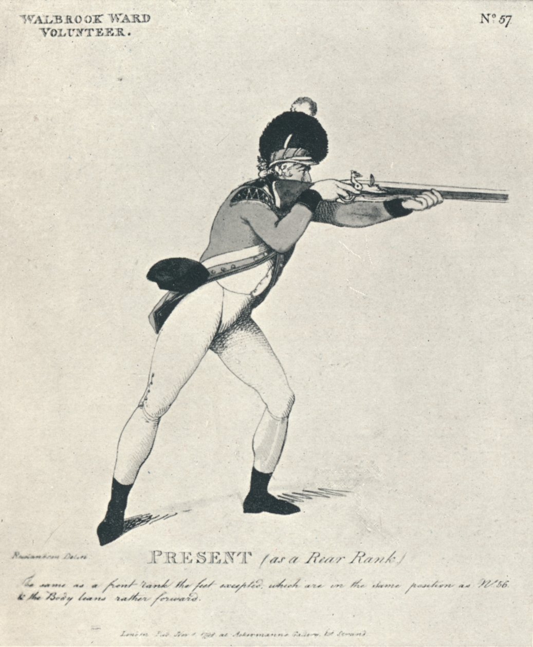 Til stede som en bakre rang, 1798 1909 av Thomas Rowlandson
