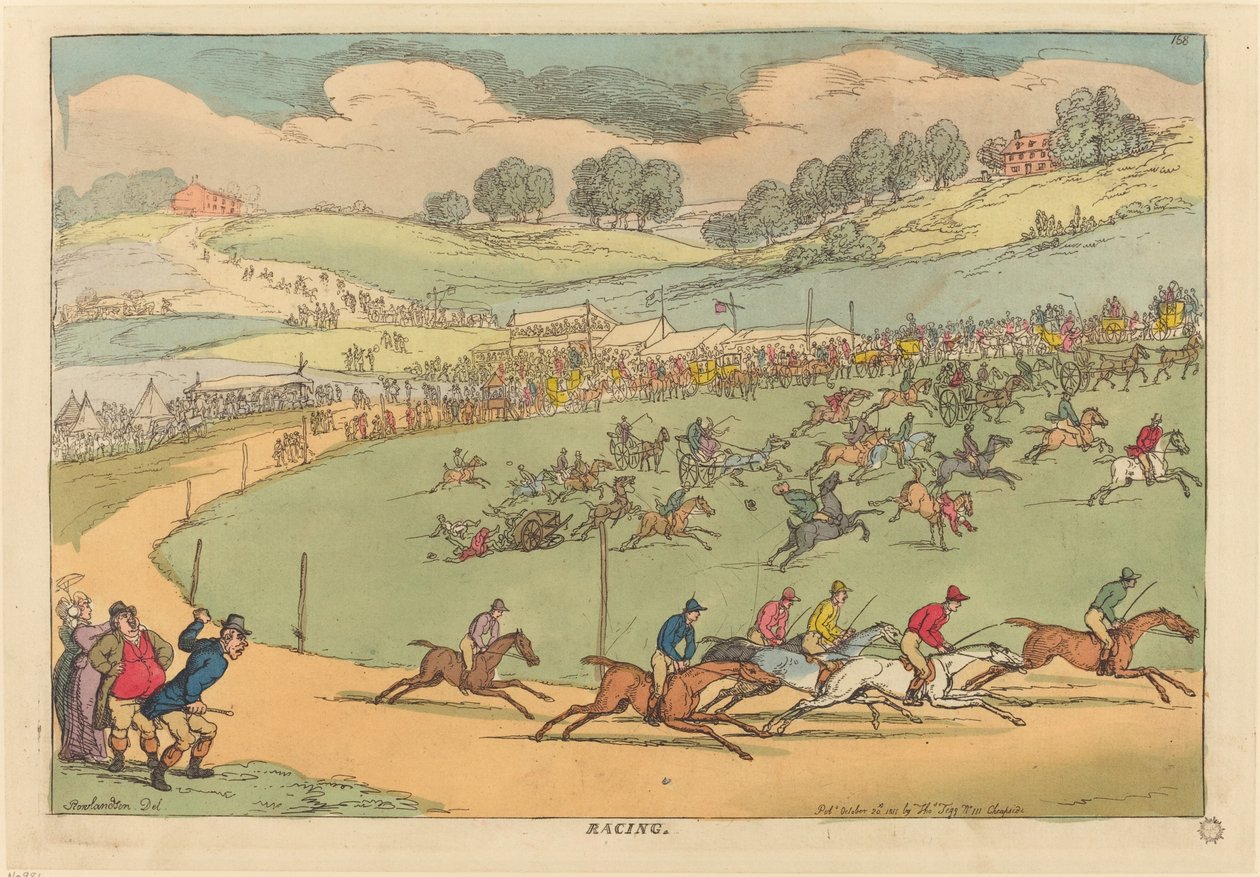 Racing av Thomas Rowlandson