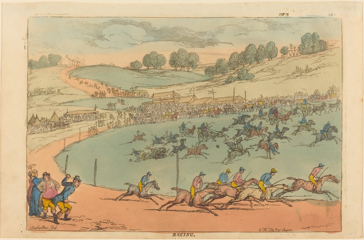 Racing av Thomas Rowlandson