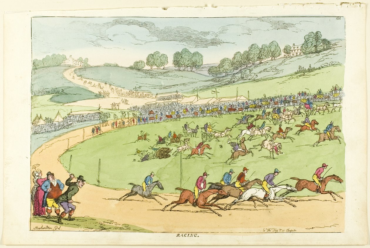 Racing av Thomas Rowlandson
