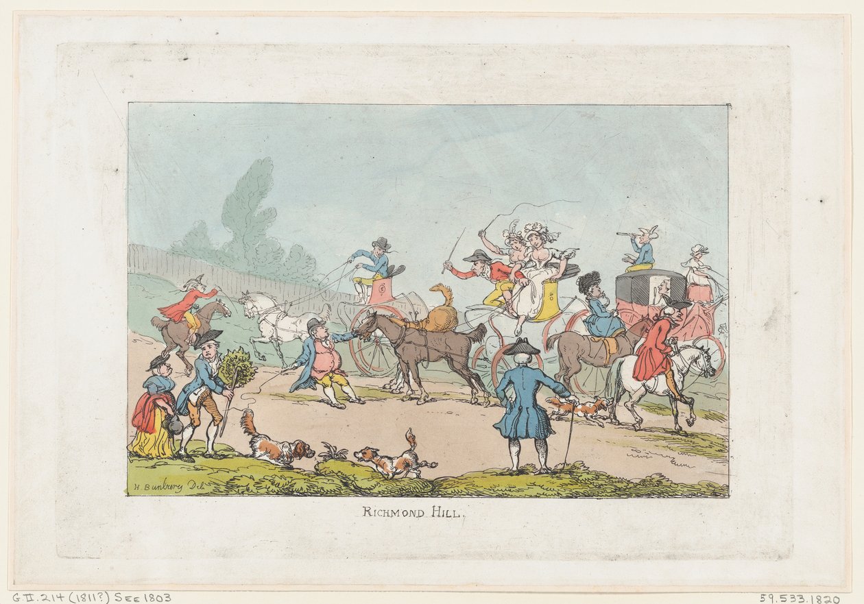 Richmond Hill, 1811., 1811. av Thomas Rowlandson