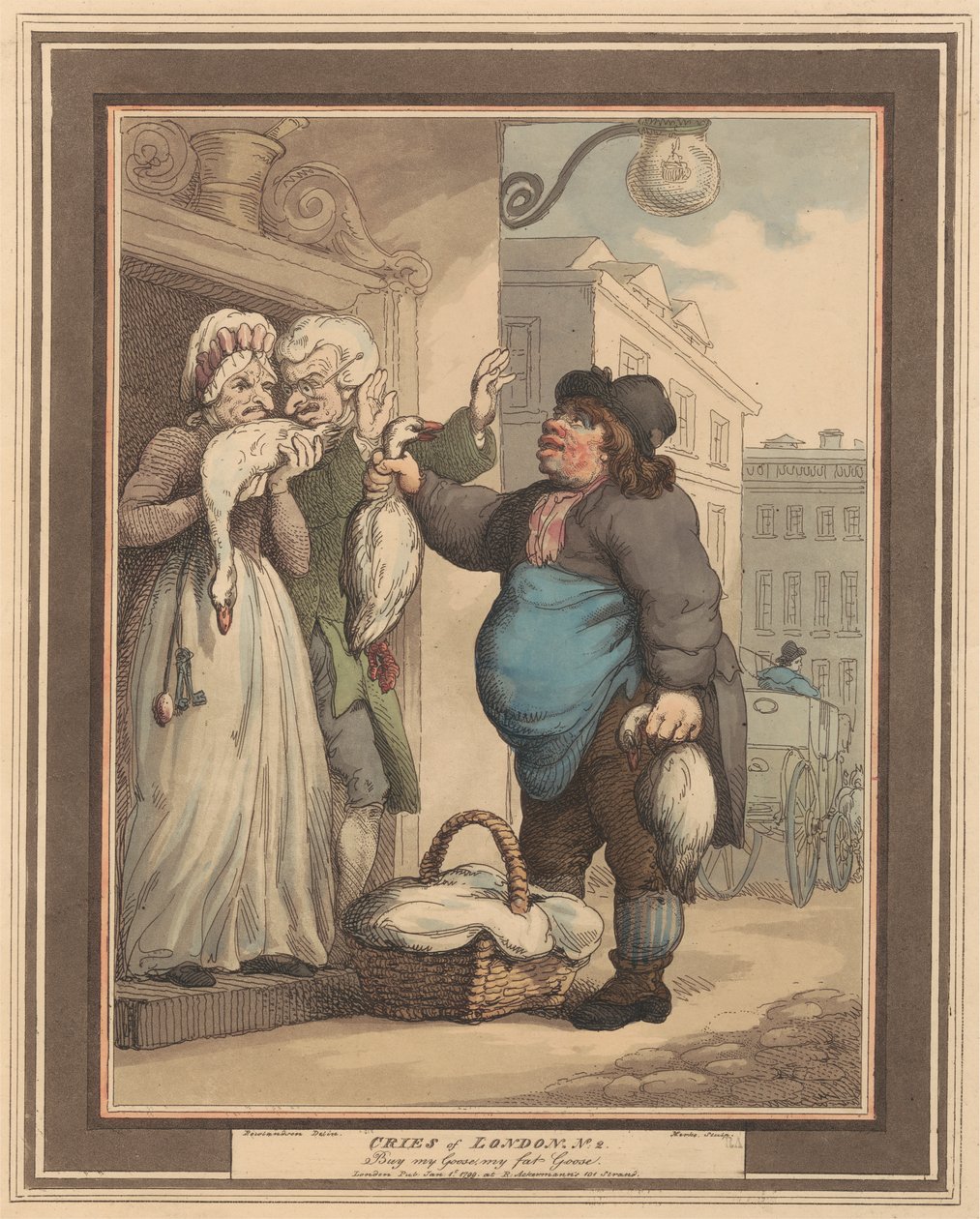 Sett med åtte (2): Cries of London av Thomas Rowlandson