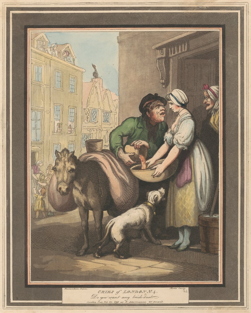 Sett med åtte (4): Cries of London av Thomas Rowlandson