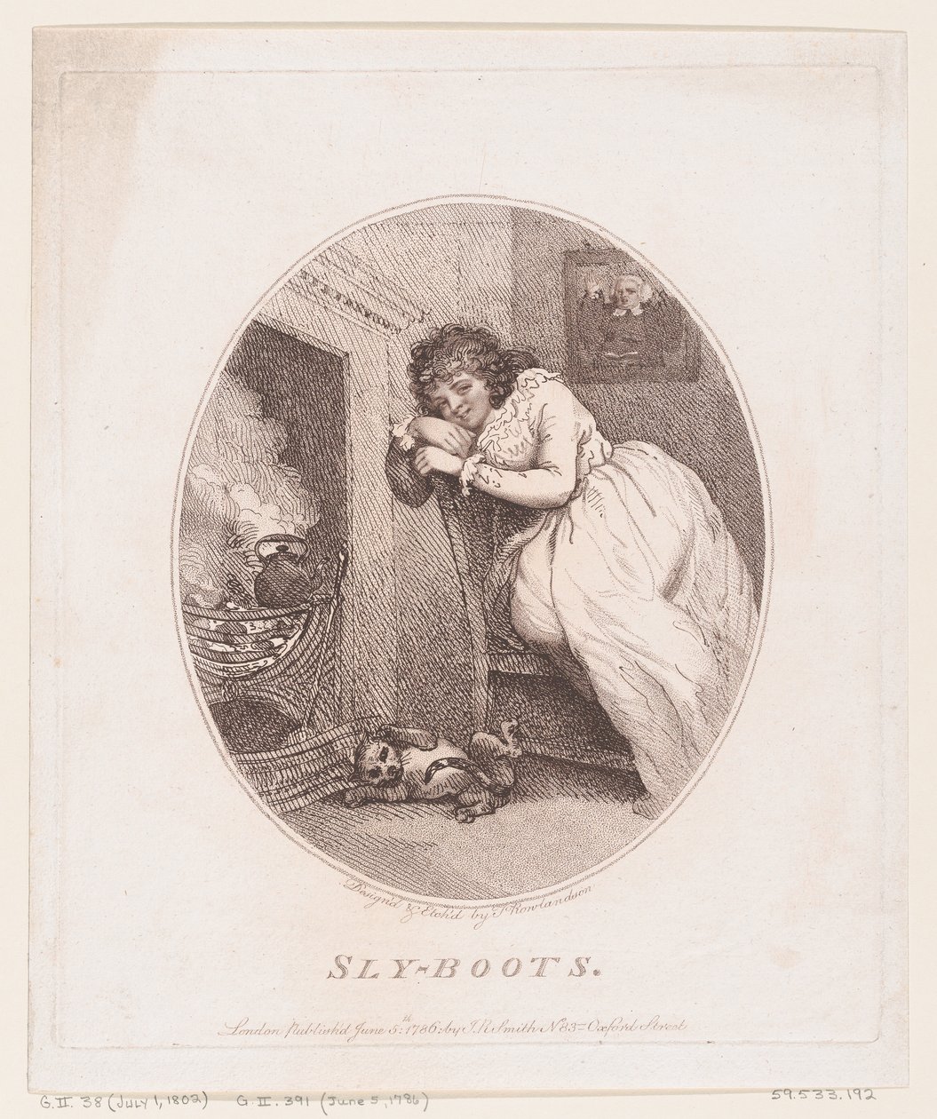 Sly-boots, 5. juni 1786., 5. juni 1786. av Thomas Rowlandson