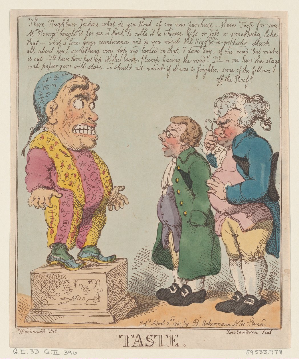Smak, 2. april 1801., 2. april 1801. av Thomas Rowlandson