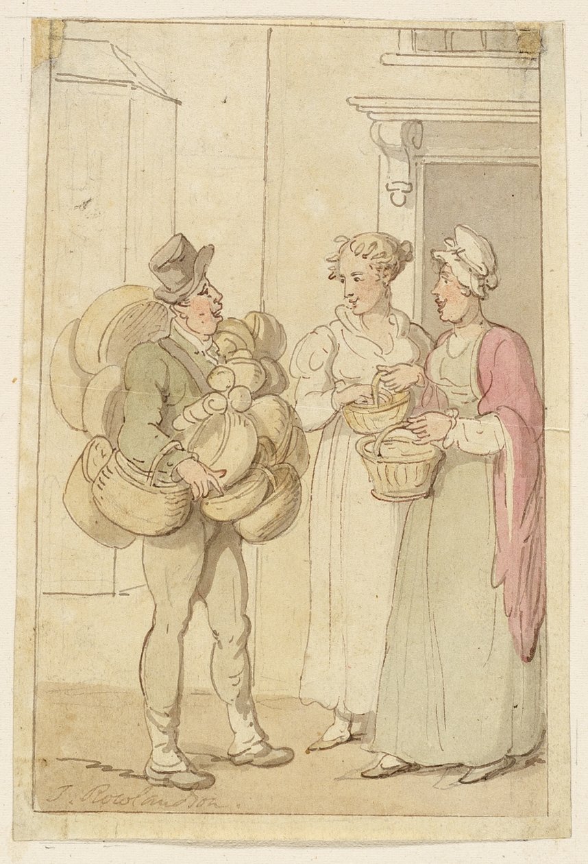 Kurvselgeren av Thomas Rowlandson