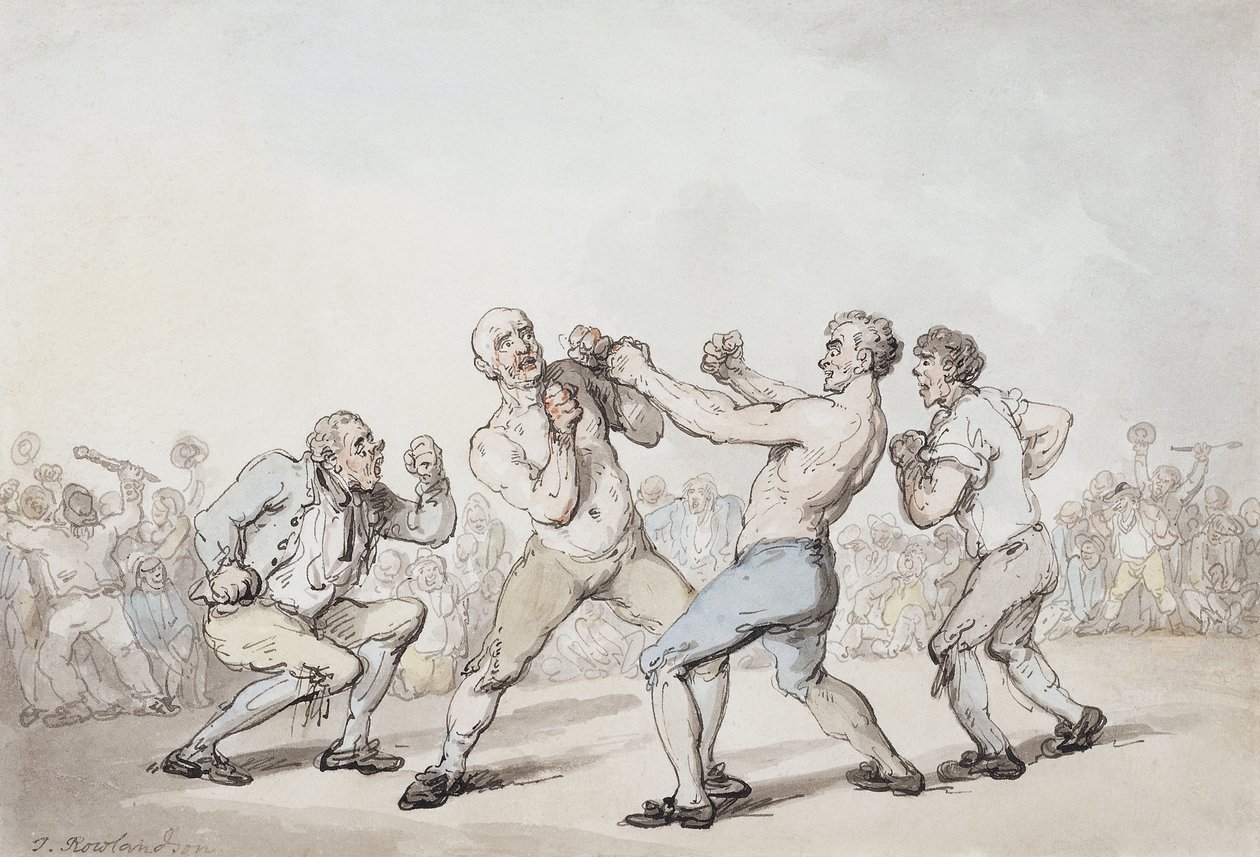 Boksekampen, av Thomas Rowlandson