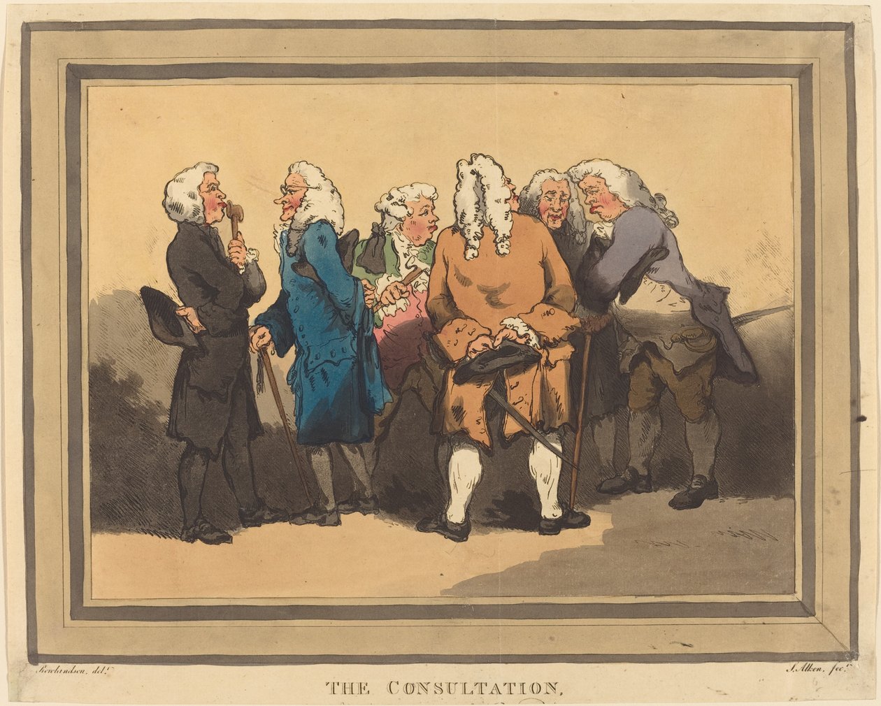 Konsultasjonen av Thomas Rowlandson