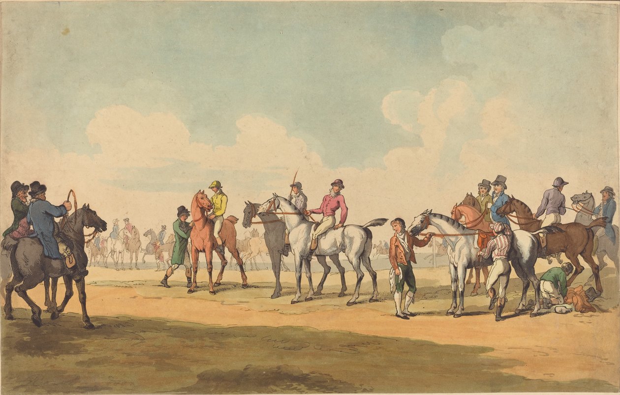 Kurset, sannsynligvis 1789. av Thomas Rowlandson