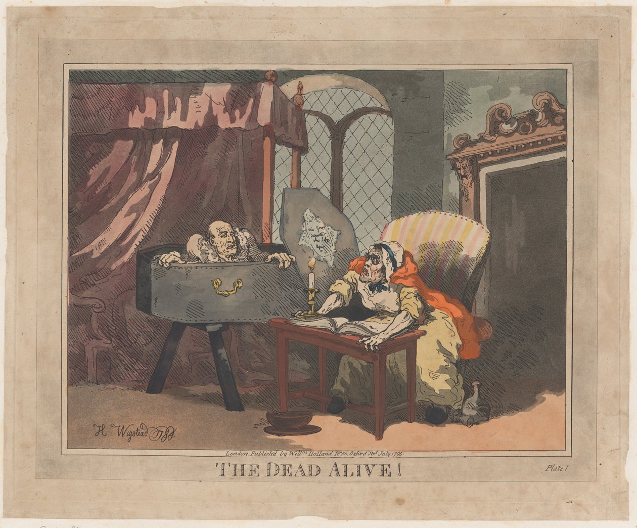The Dead Alive!, juli 1795., juli 1795. av Thomas Rowlandson