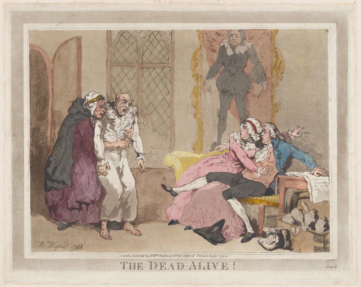 The Dead Alive!, juli 1795., juli 1795. av Thomas Rowlandson