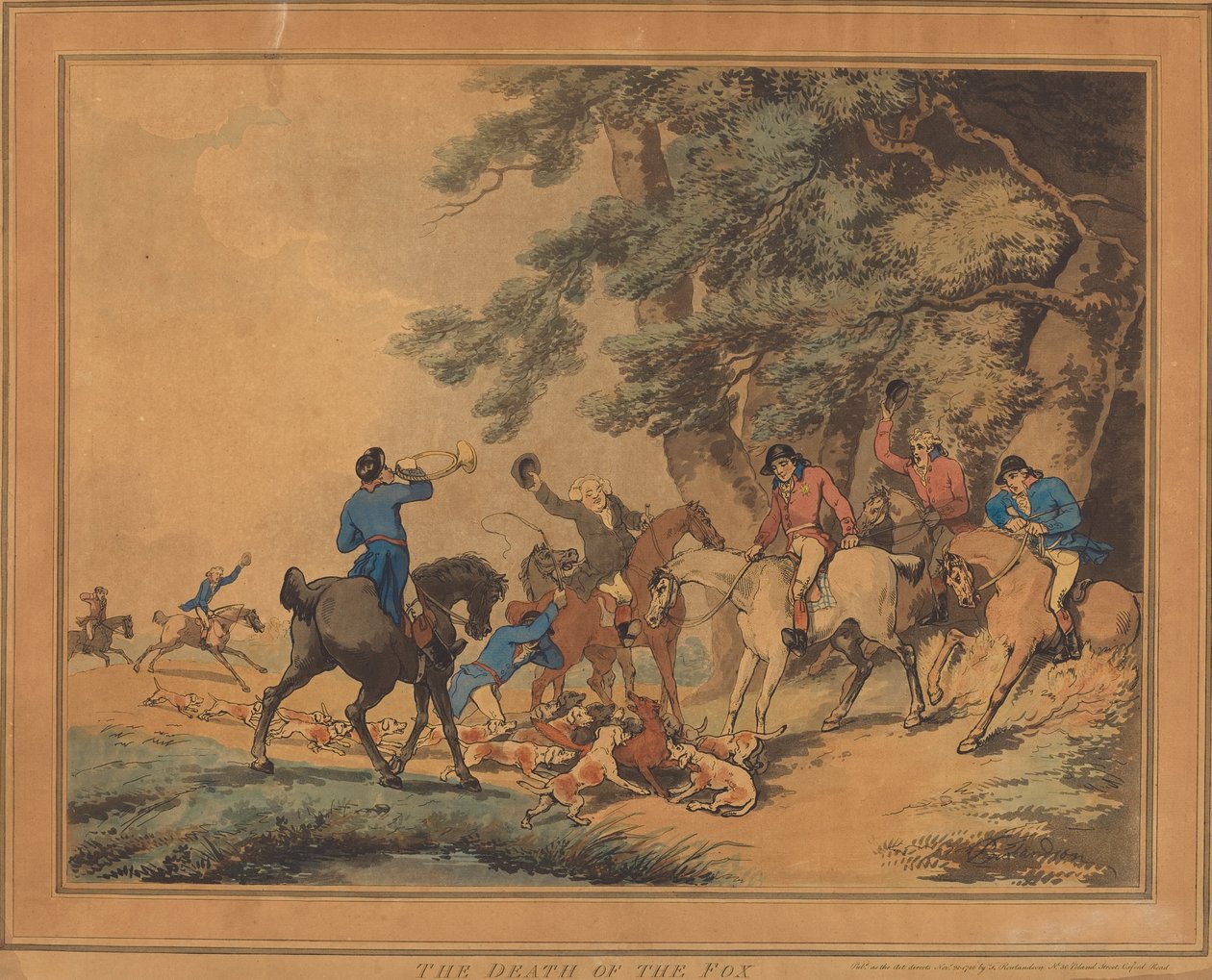 Revens død av Thomas Rowlandson