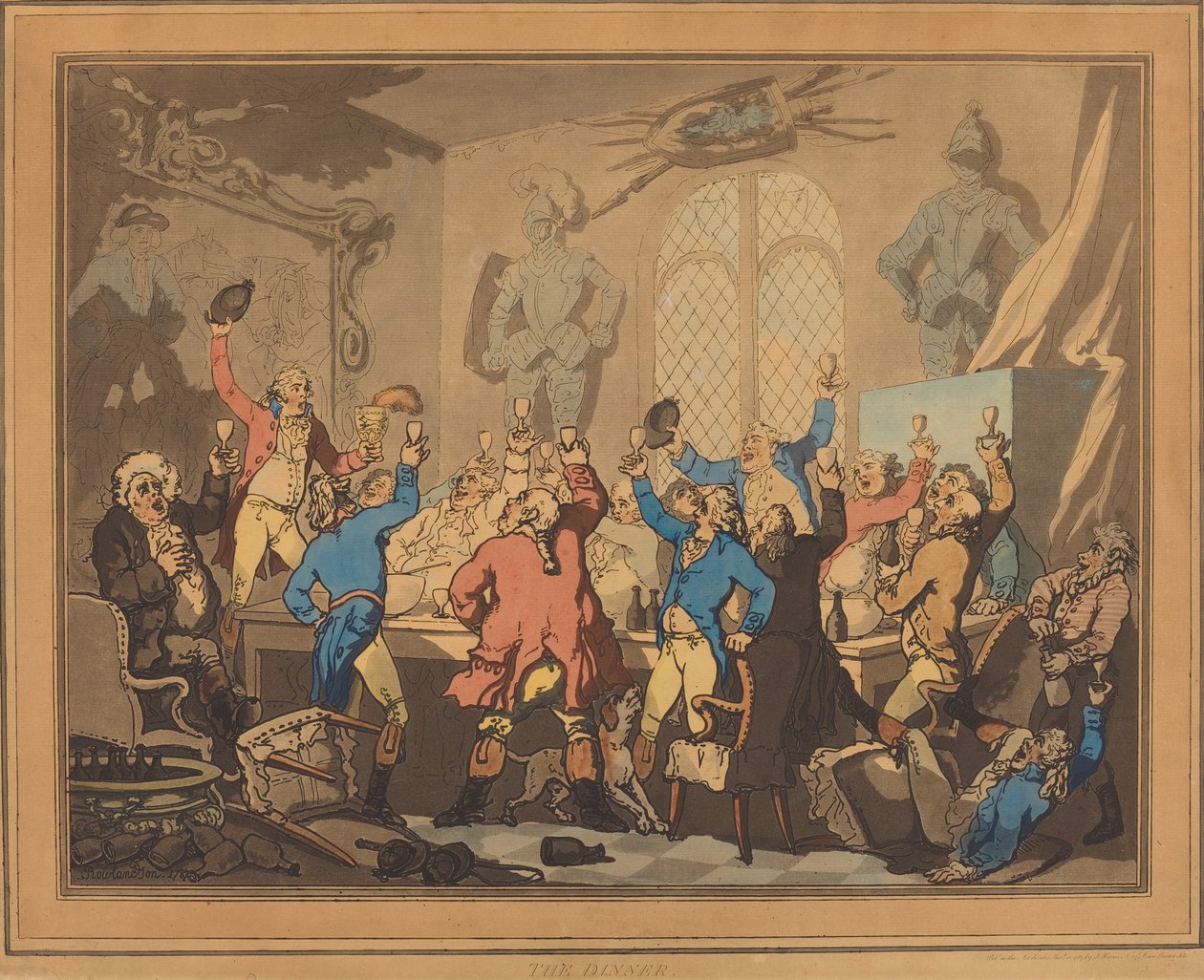 Middagen av Thomas Rowlandson