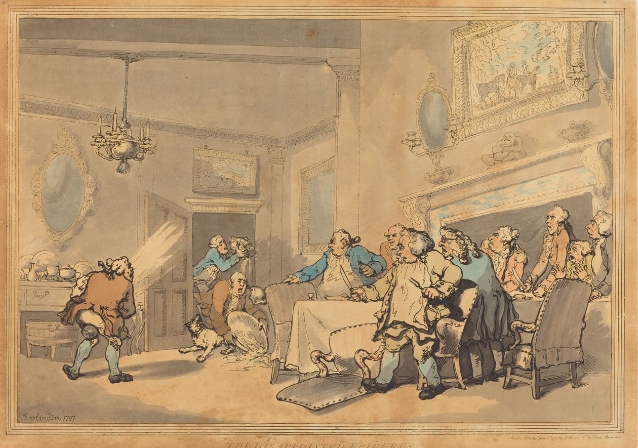 The Disappointed Epicures, 1787. av Thomas Rowlandson