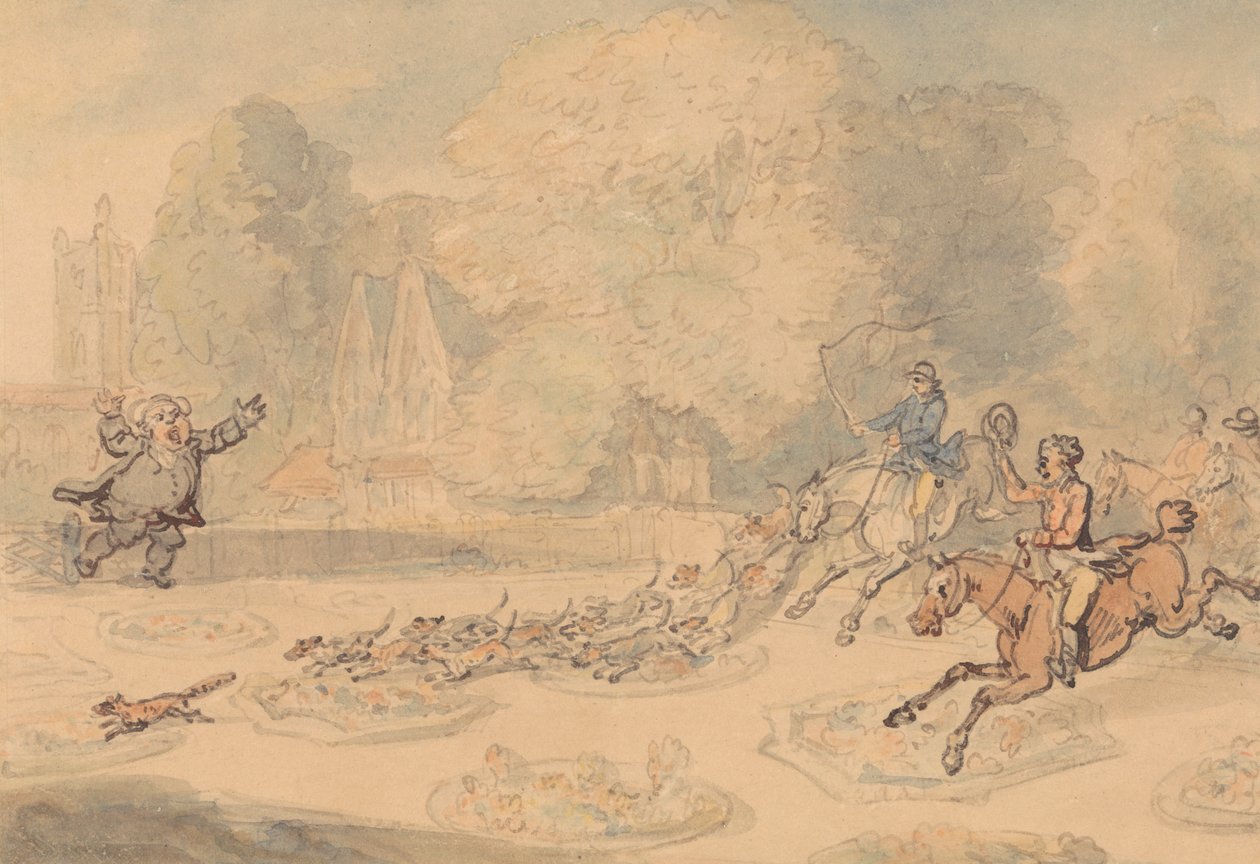 Den rasende presten av Thomas Rowlandson