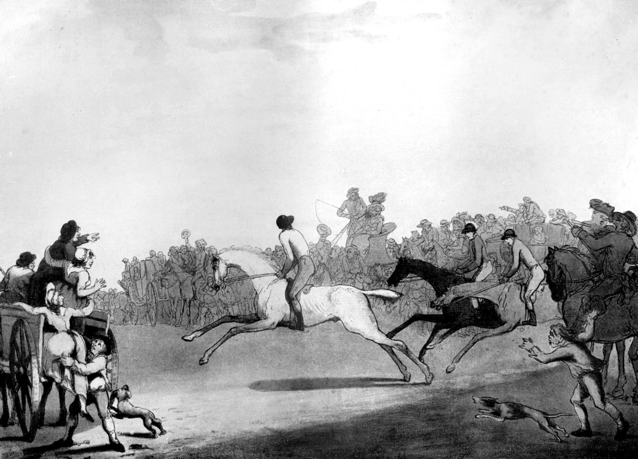 The High Mettled Racer, 1789. av Thomas Rowlandson