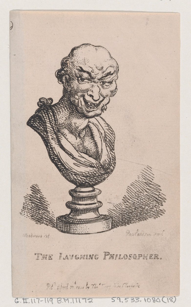 The Laughing Philosopher, 1808., 1808. av Thomas Rowlandson