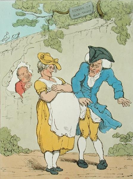Den gravide kvinnen av Thomas Rowlandson
