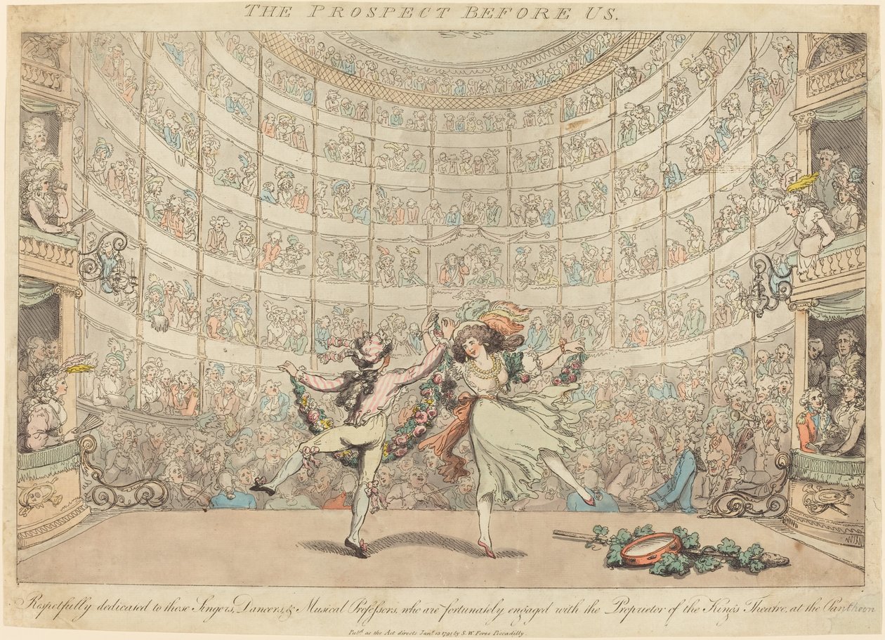 Prospektet foran oss, nr. 2 av Thomas Rowlandson