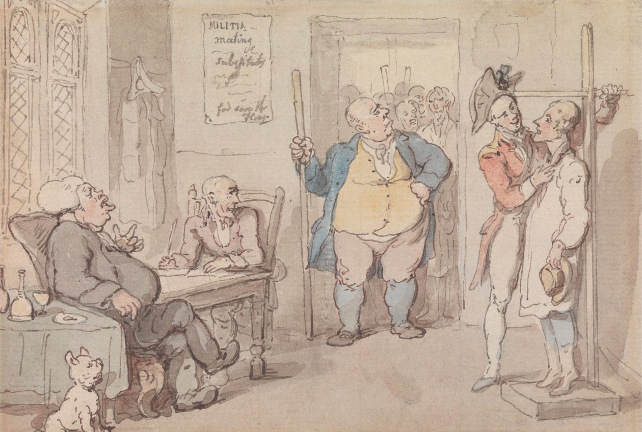Rekrutteringsansvarlig av Thomas Rowlandson