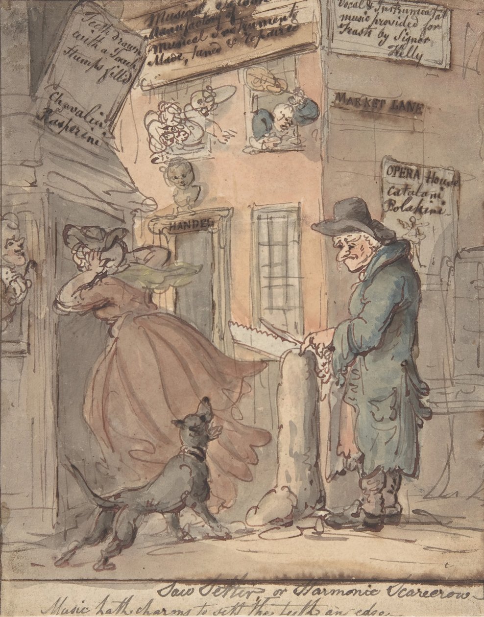 Sagsetteren, 1780-1827. av Thomas Rowlandson