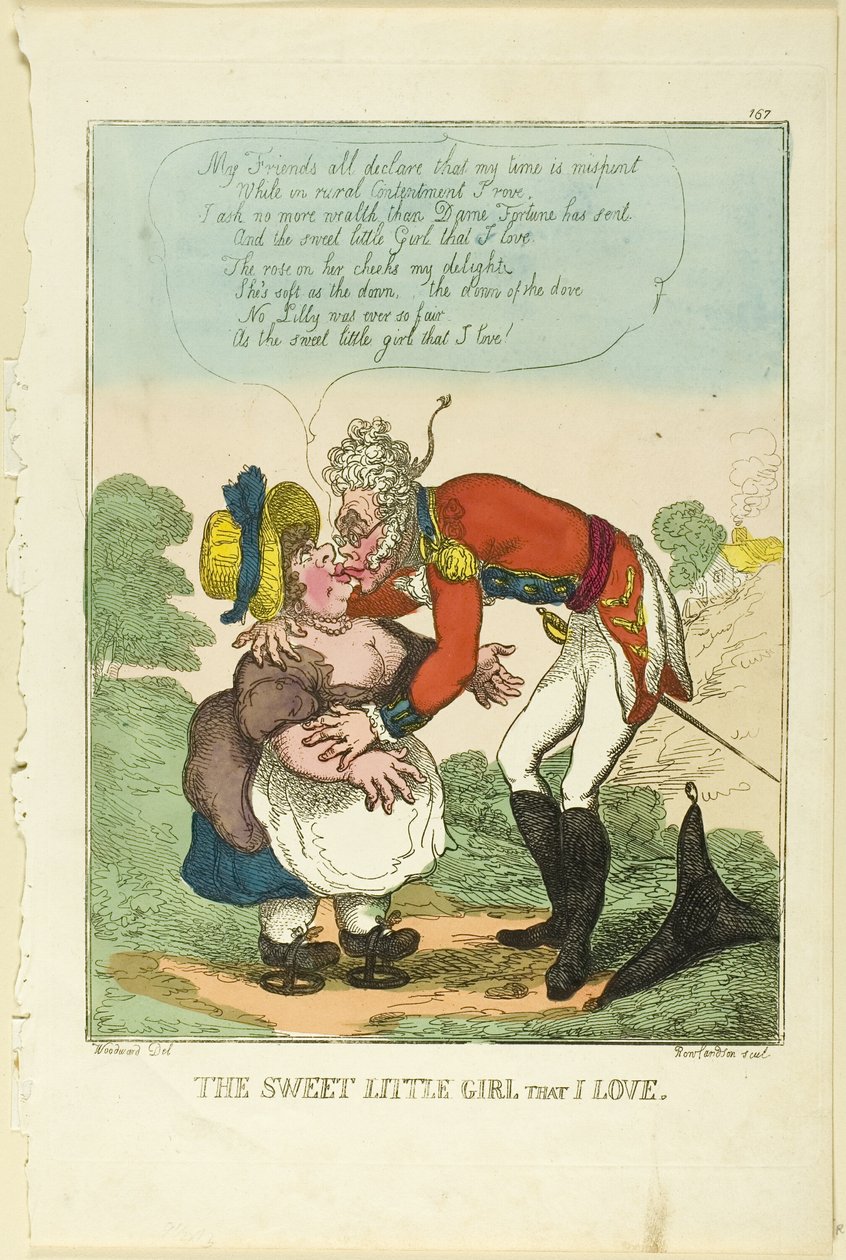 Den søte lille jenta jeg elsker av Thomas Rowlandson