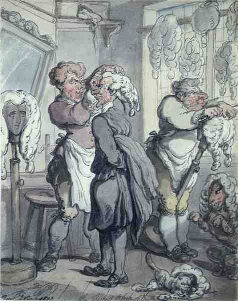 "Den tykkeste blokken av de tre" av Thomas Rowlandson