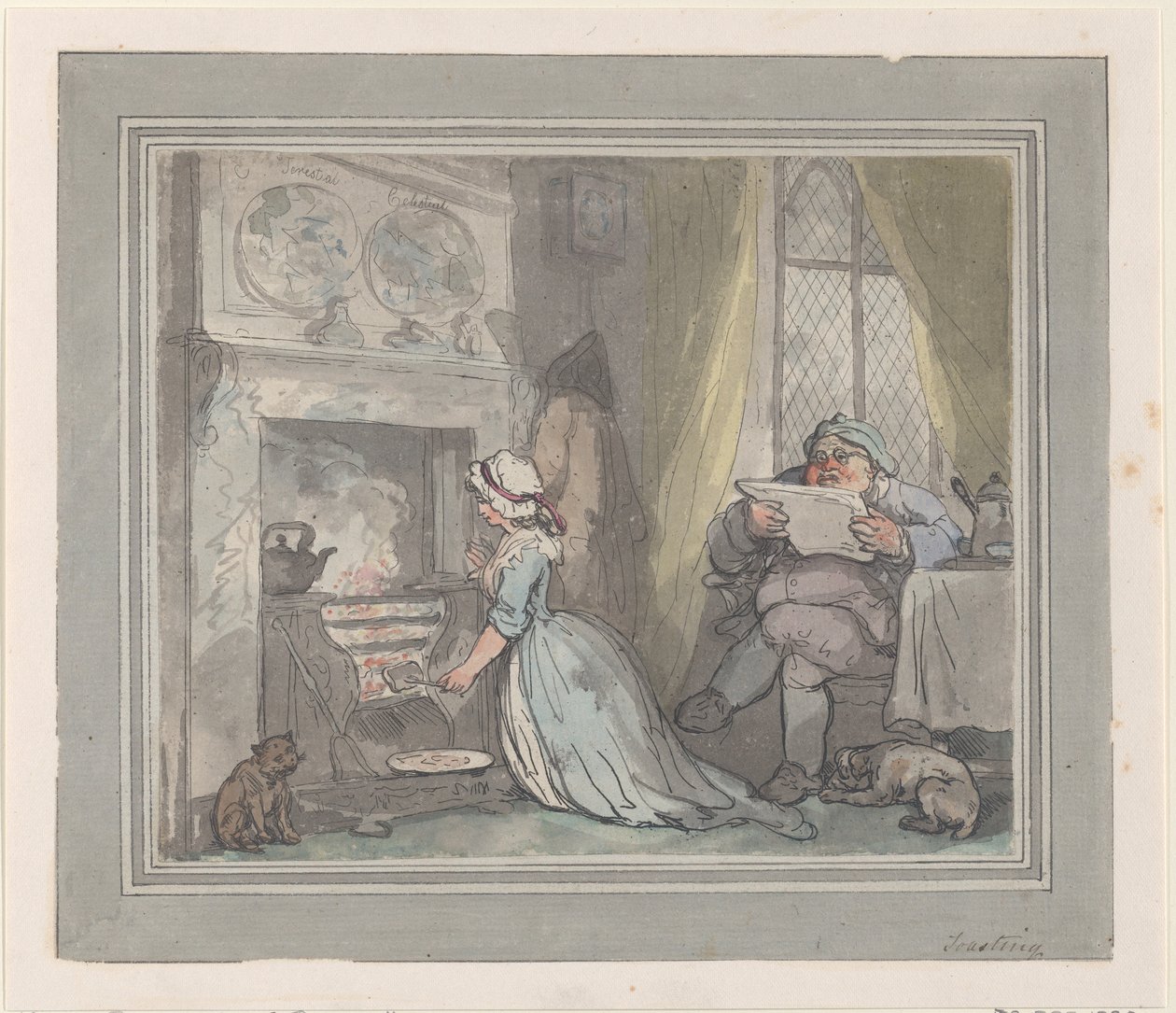 Risting, 1783-90., 1783-90. av Thomas Rowlandson