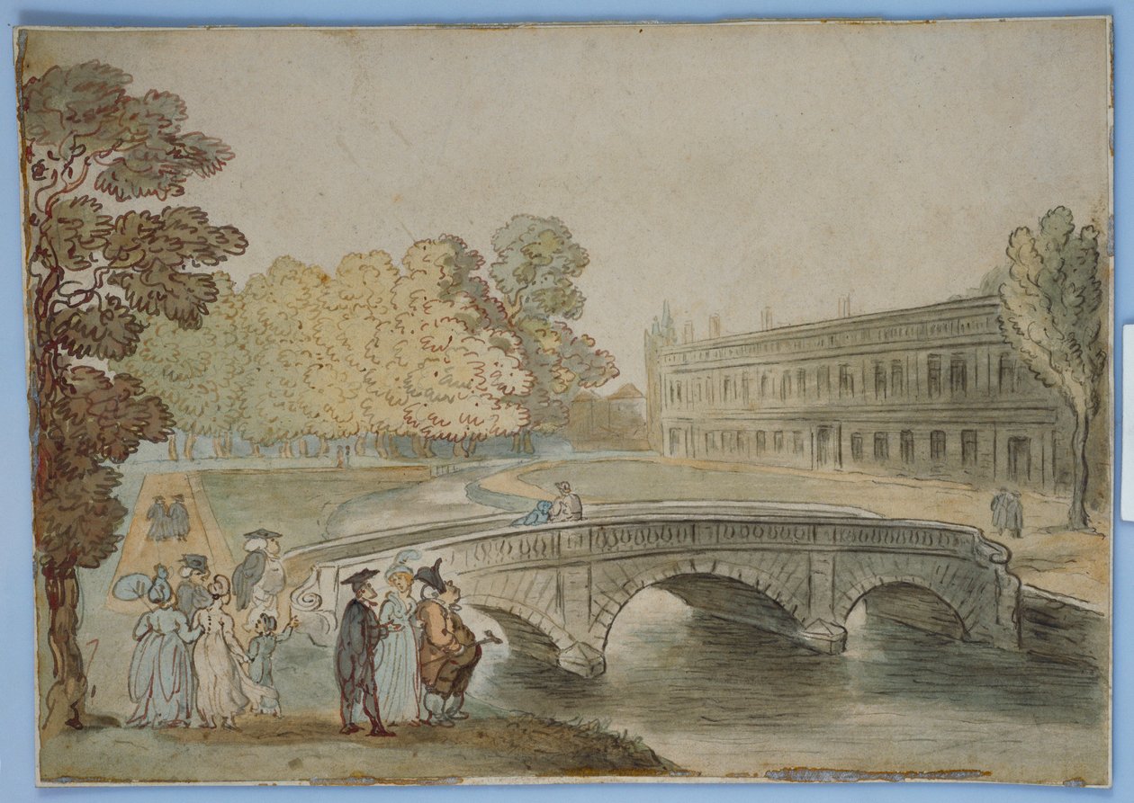 Trinity Library, Cambridge av Thomas Rowlandson