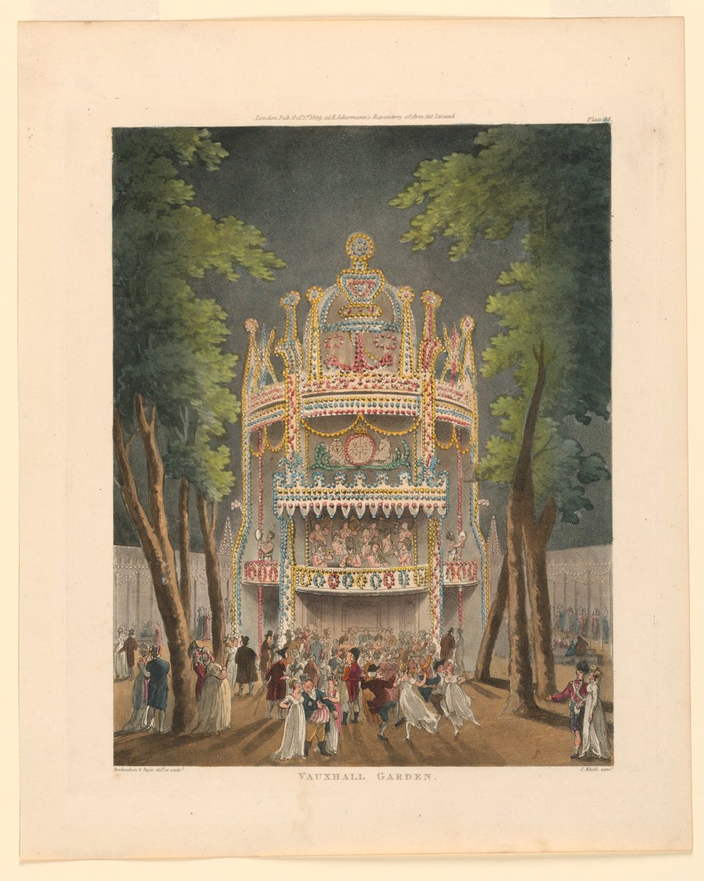 Vauxhall Garden fra Ackermann