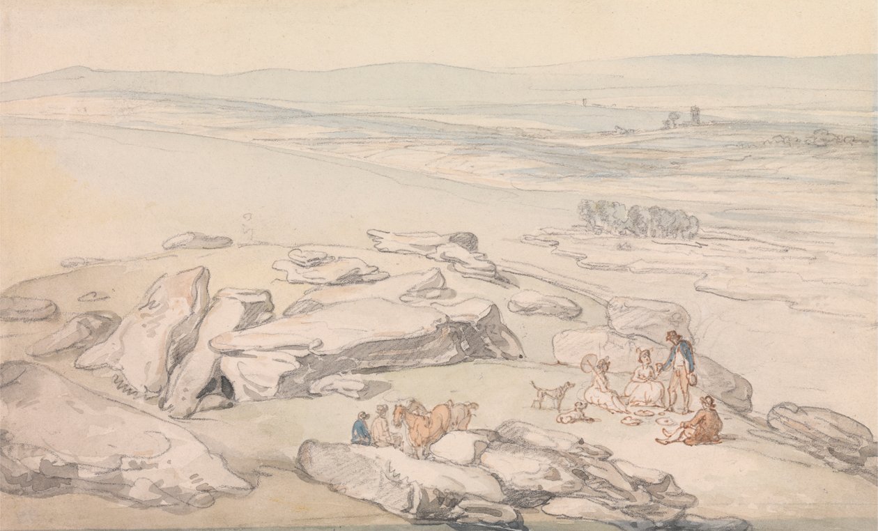 Se på Exmoor av Thomas Rowlandson