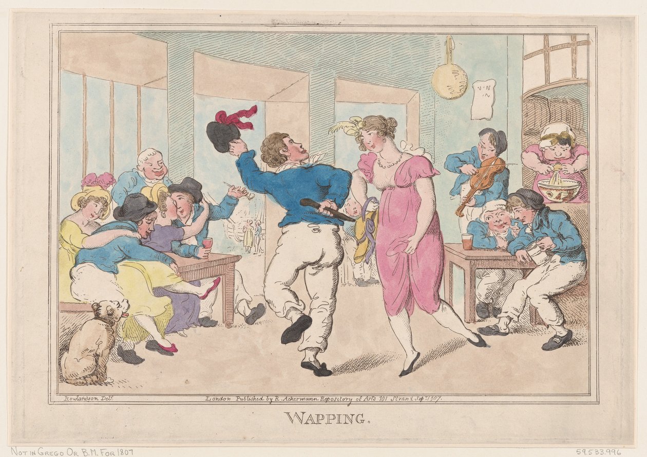 Wapping, september 1807., september 1807. av Thomas Rowlandson