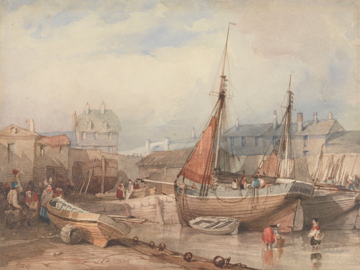 Mutton Cove, Plymouth av Thomas Sewell Robins