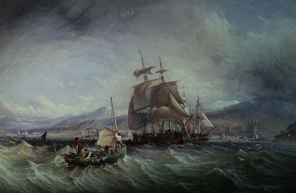 Utenfor Caernarvon av Thomas Sewell Robins