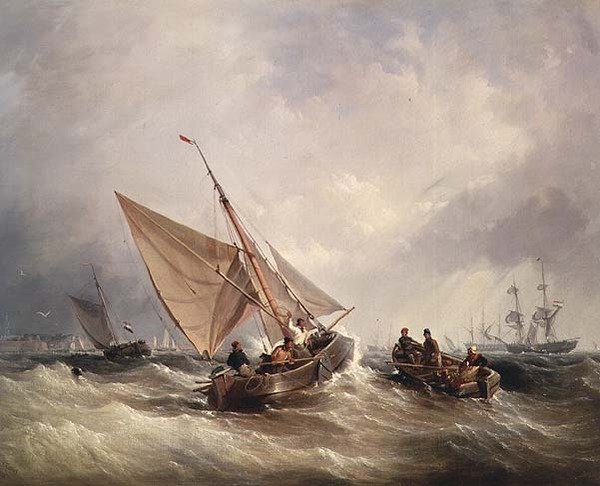 Fraktscene av Thomas Sewell Robins