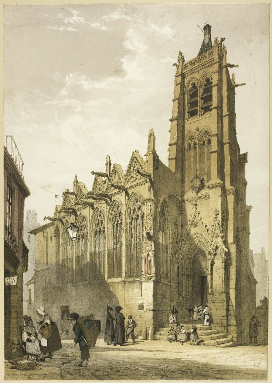 St. Severin-kirken, Paris av Thomas Shotter Boys