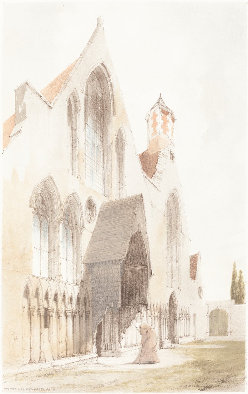 Hospice des Viellards, Gand av Thomas Shotter Boys