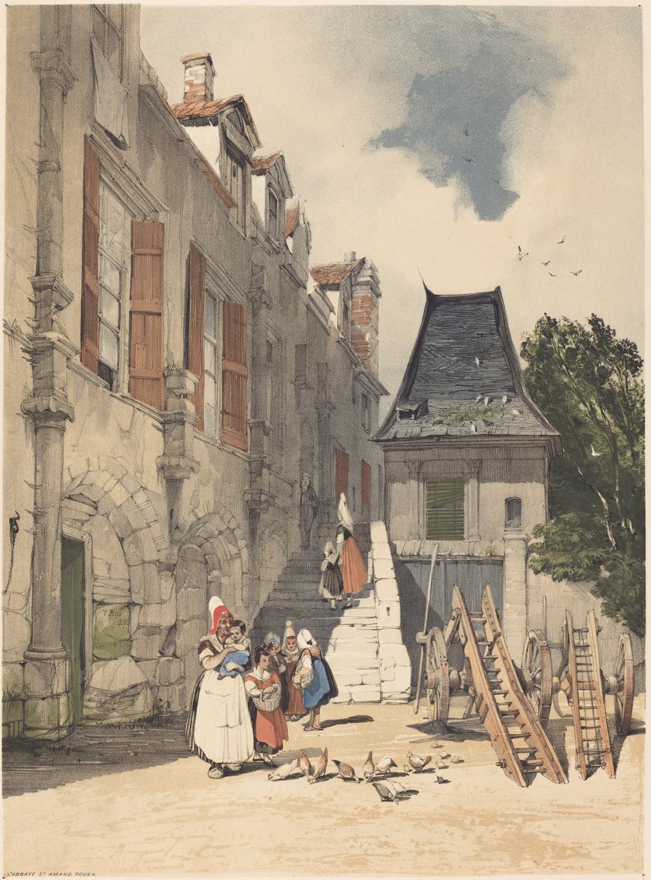 St. Amand Abbey, Rouen av Thomas Shotter Boys