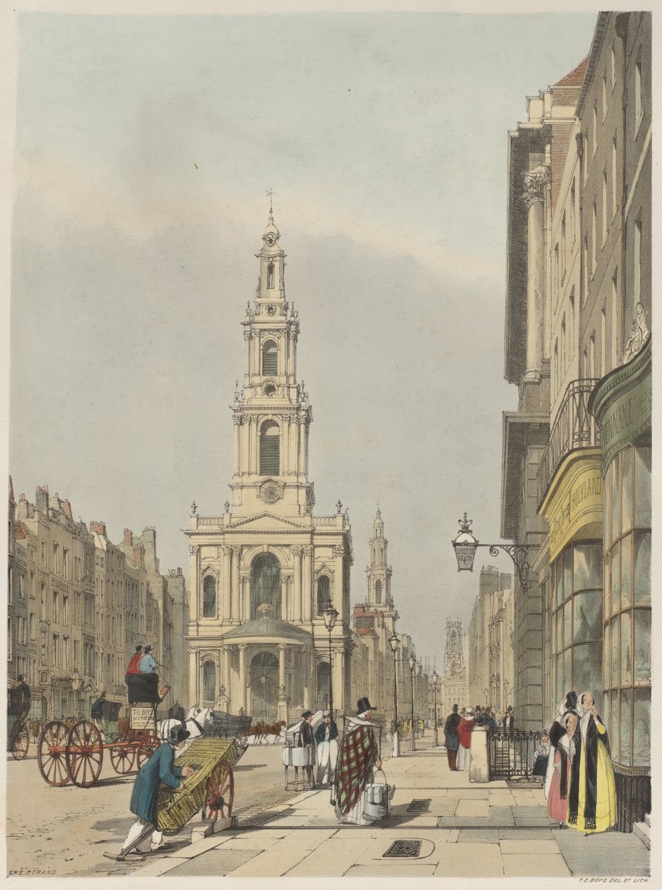London som det er: The Strand av Thomas Shotter Boys