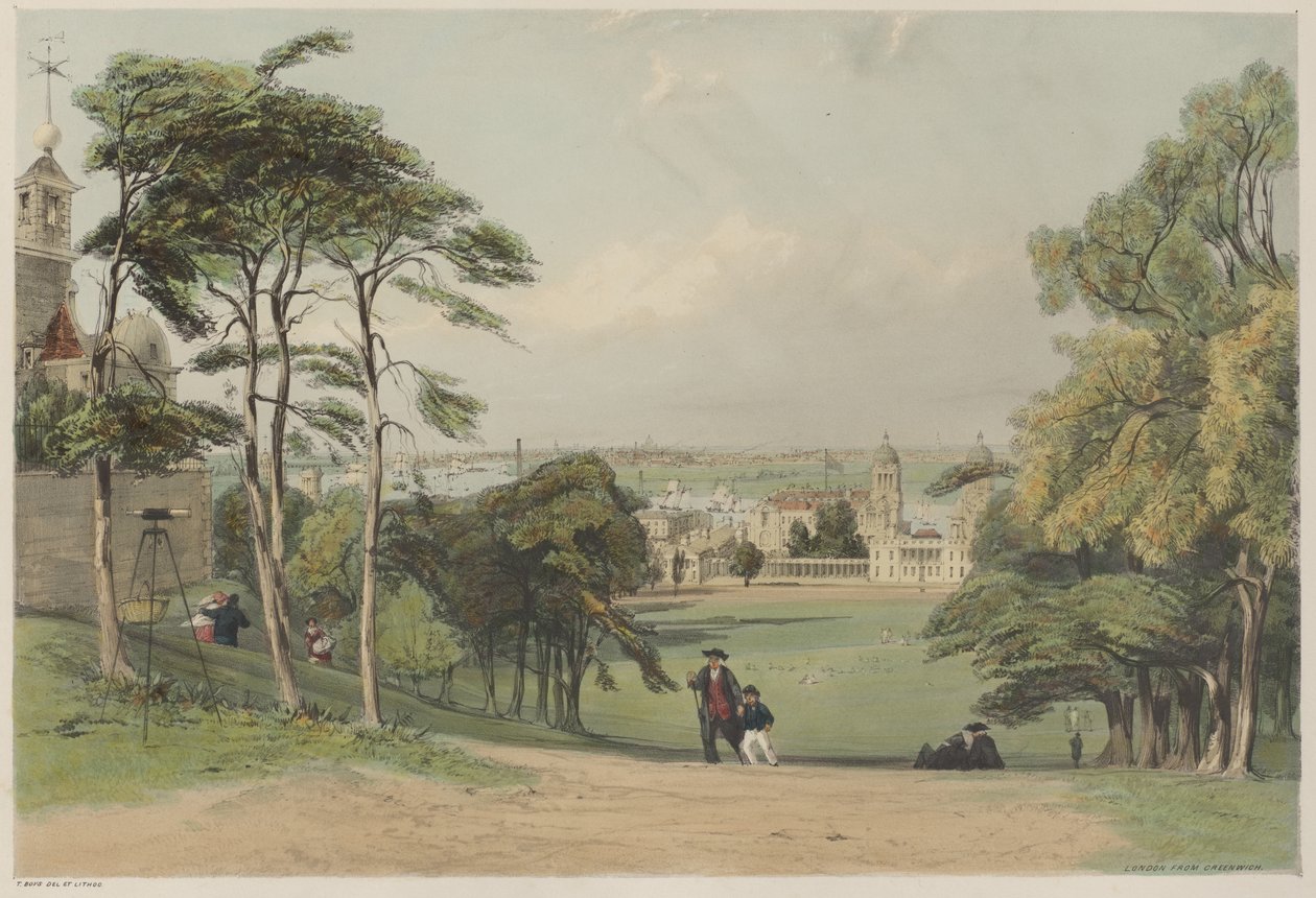 London As It Is: fra Greenwich av Thomas Shotter Boys