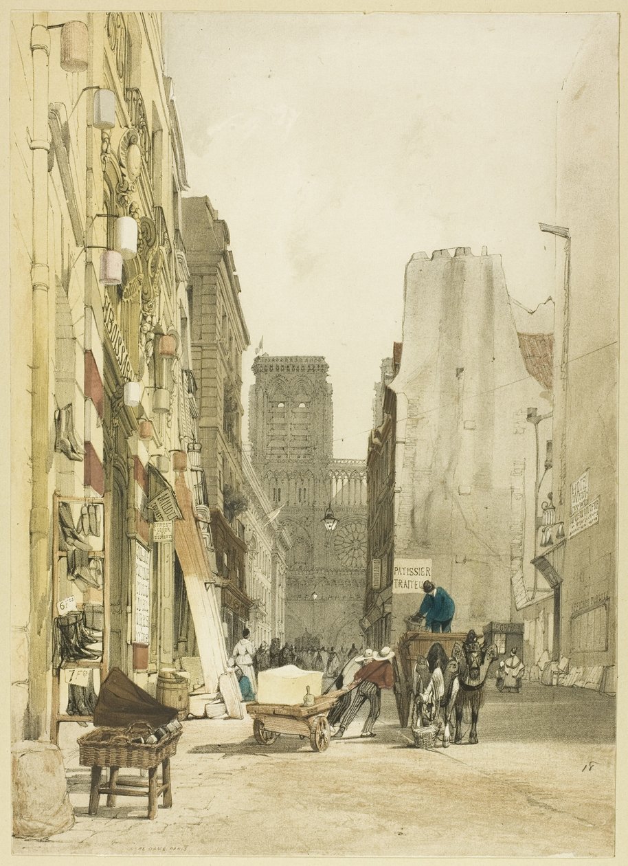 Rue Notre-Dame, Paris av Thomas Shotter Boys