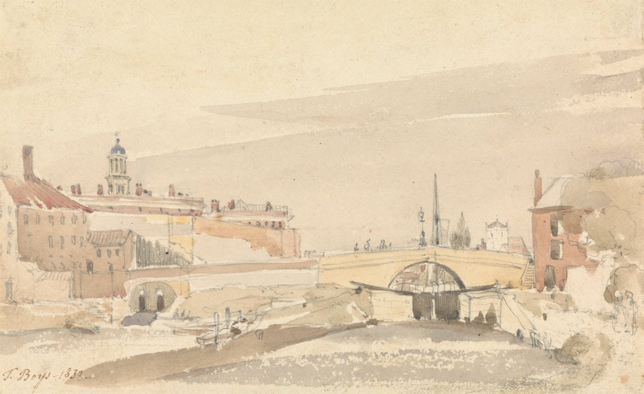 Castle Mills Bridge, York av Thomas Shotter Boys