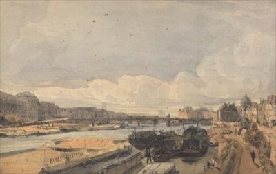 Pont des Arts, Paris av Thomas Shotter Boys