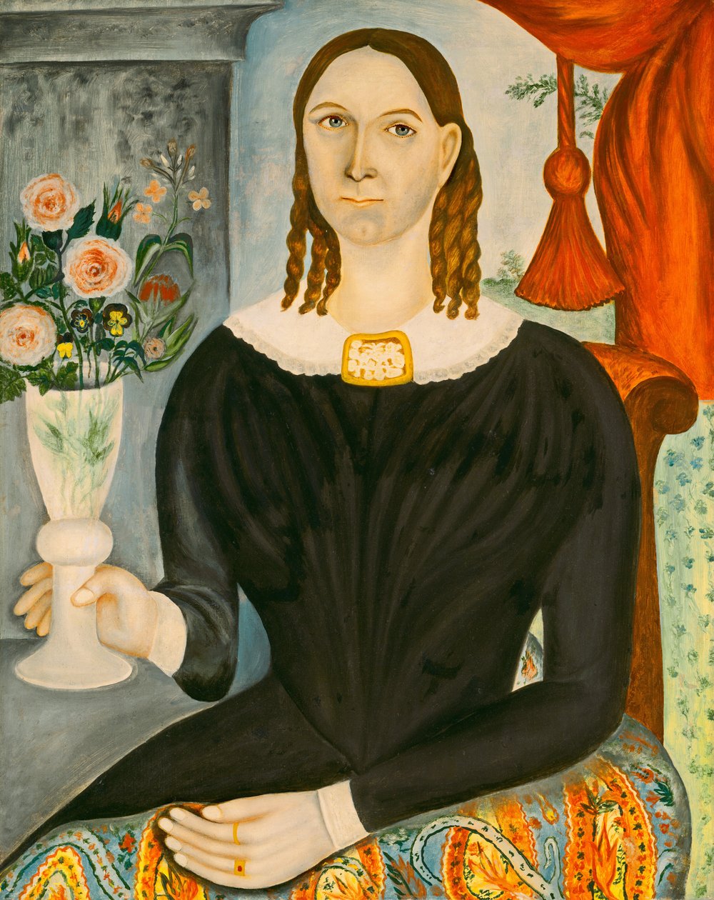 Eliza Welch Stone, ca. 1845. av Thomas Skynner